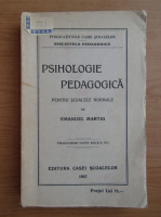 Emanuel Martig - Psihologie pedagogica