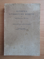Giorge Pascu - Istoriea literaturii romine din secolul XVIII (volumul 3, 1927)