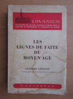 Leopold Genicot - Les lignes de faite du Moyen Age