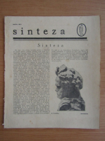 Revista Sinteza, anul I, nr. 1, aprilie 1927