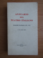 Annuario del teatro italiano, nr. 16