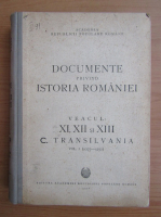 Documente privind istoria Romaniei, volumul 1. Veacul XI, XII si XIII. C. Transilvania