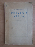 G. Ibraileanu - Privind viata (1930)