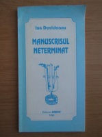 Ion Davideanu - Manuscrisul neterminat