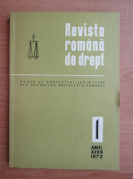 Revista romana de drept, anul XXVIII, nr. 1, 1972