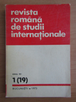 Revista Romana de Studii Internationale, anul VII, nr. 1, 1973