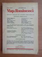 Revista Viata Romaneasca, anul XXXIV, nr. 9, septembrie 1981