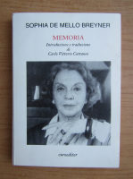 Sophia de Mello Breyner - Memoria