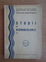 Studii de hidrologie (volumul 6)