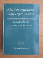 K. Vatsouro - Reactions organiques classees par auteurs
