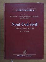 Noul Cod civil. Comentariu pe articole, art. 1-2664