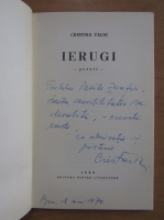 Cristina Tacoi - Ierugi (cu autograful autorului)