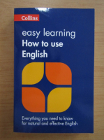 Easy learning. How to use english