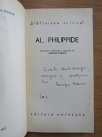 George Gibescu - Al. Philippide (cu autograful autorului)