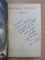 Zaharia Stancu - Costandina (cu autograful autorului)