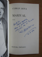 Coman Sova - Marival (cu autograful autorului)