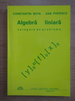 Constantin Bota - Algebra liniara. Culegere de probleme