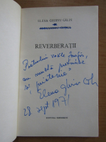 Elena Ghirvu Calin - Reverberatii (cu autograful autorului)