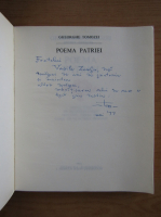 Gheorghe Tomozei - Poema patriei (cu autograful autorului)