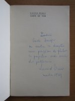 Leonid Dimov - Carte de vise (cu autograful autorului)