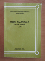 Studii si articole de istorie, nr. 67, 2002