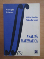 Gheorghe Babescu - Analiza matematica