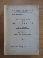 Petre Vasilescu - Tratat teoretic si practic de procedura civila (volumul 3, partea a III-a)