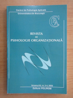 Revista de psihologie organizationala, volumul 3, nr. 3-4, 2003