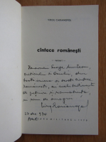 Virgil Carianopol - Cantece romanesti (cu autograful autorului)