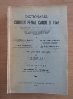 Alexandru A. Botez - Dictionarul Codul Penal Carol al II-lea