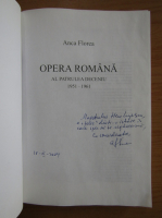 Anca Florea - Opera Romana. Al doilea deceniu, 1951-1961 (cu autograful autoarei)