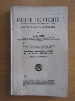 G.A. Dima - Carte de chimie pentru clasa a IV-a secundara
