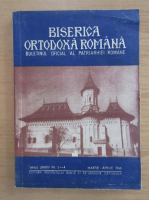 Revista Biserica Ortodoxa Romana, anul LXXXIV, nr. 3-4, martie-aprilie 1966