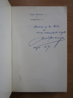 Aurel Baranga - Comedii (volumul 1, cu autograful autorului)