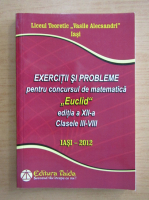 Exercitii si probleme pentru concursul de matematica Euclid. Clasele III-VIII