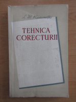 L. M. Kamenetki - Tehnica corecturii