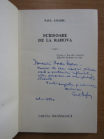Paul Anghel - Scrisoare de la Rahova (cu autograful autorului)