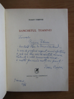 Traian T. Cosovei - Banchetul toamnei (cu autograful autorului)