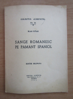 Blas Pinar - Sange romanesc pe pamant spaniol (editie bilingva)