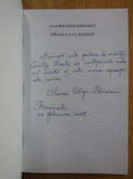 Claudia Cleja Stoicescu - Epilog la o legenda (cu autograful autorului)