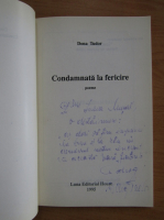 Dona Tudor - Condamnata la fericire (cu autograful autorului)