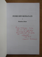 Dumitru Botar - Femei din Romanati (cu autograful autorului)