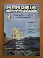 Memoria. Revista gandirii arestate, nr. 84, 2013