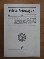 Arhiva Genealogica, anul V, nr. 1-2, 1998