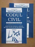 Codul Civil adoptat prin Legea nr. 287 din 17 iulie 2009 (2 volume)