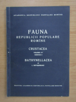 Fauna Republicii Populare Romane, volumul 4, fascicula 5. Crustacea, bathynellacea