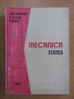 G. M. Barsan - Mecanica statica