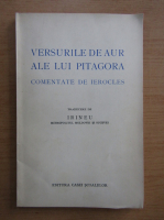 Versurile de aur ale lui Pitagora comentate de Ierocles (1940)