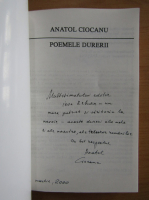 Anatol Ciocanu - Poemele durerii (cu autograful autorului)