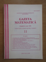 Gazeta matematica, anul C, nr. 11, 1995